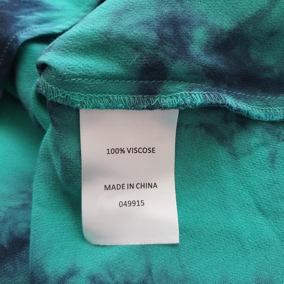 Sportsgirl Green and Navy Camisole Top - Picture 6 of 7